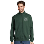 Custom Embroidered Full-Zip Sweatshirt | Design Your Own Unisex Sweatshirt with Logo