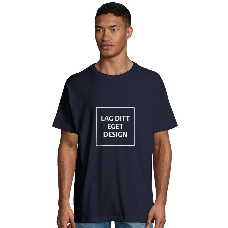 Organic Oversized Men's T-shirt | Design Your Own Custom Print Tee