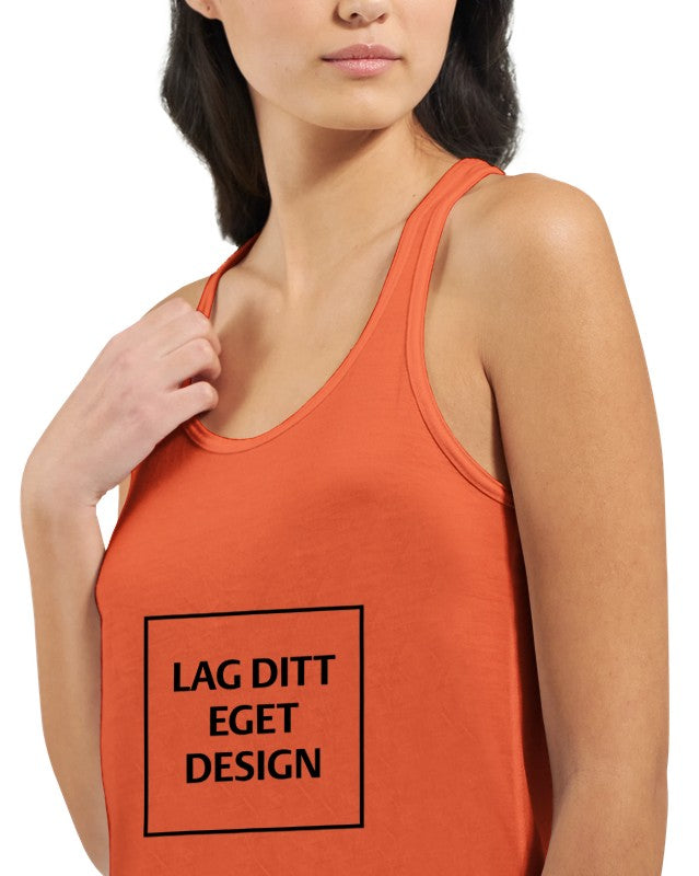 Design Your Own Flowy Racerback Tank Top | Ladies Singlet with Custom Print
