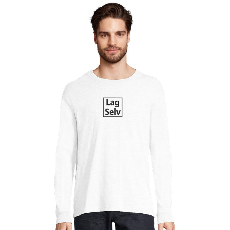 Design Your Own Organic Long Sleeve T-Shirt with Custom Embroidery