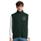 Unisex Microfleece Zip Vest | Custom Design with Embroidery