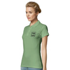 Design your own custom embroidered women's fitted polo shirt