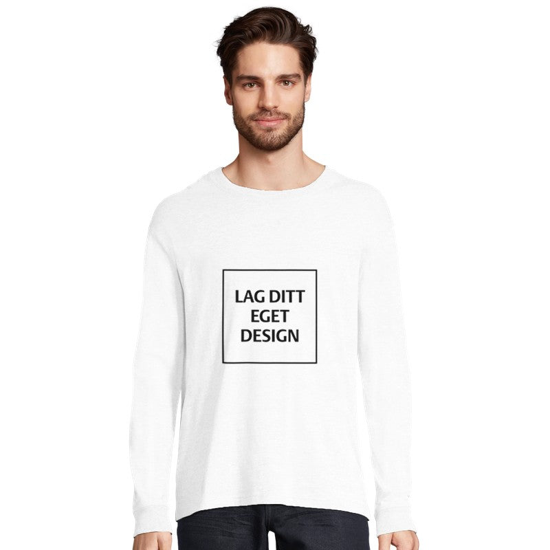 Design Your Own Organic Long Sleeve T-Shirt | Custom Print