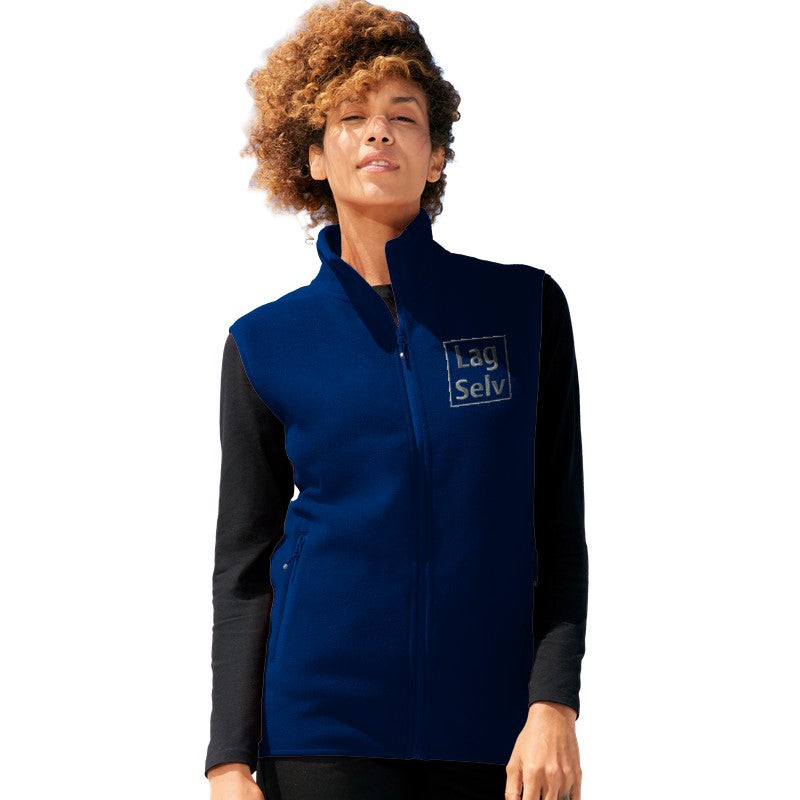 Unisex Microfleece Zip Vest | Custom Design with Embroidery