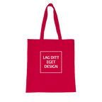 Custom Organic Long Handles Tote Bag | Design Your Own