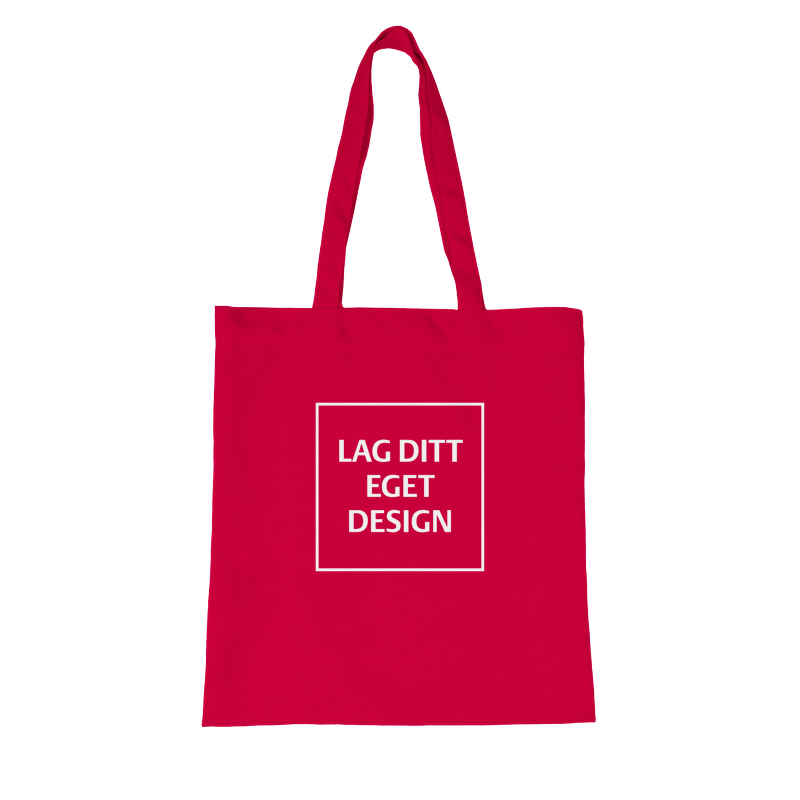 Custom Organic Long Handles Tote Bag | Design Your Own