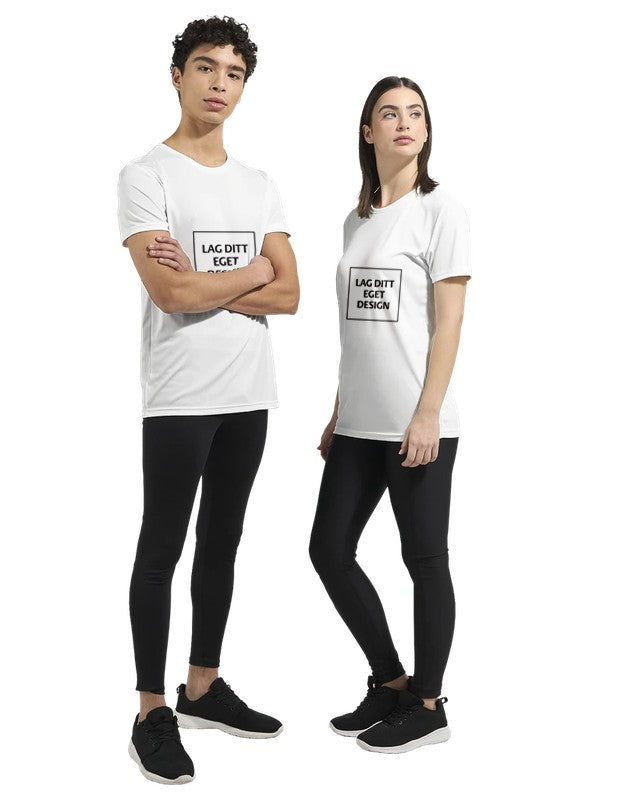 Performance Unisex T-skjorte – Design din egen med trykk