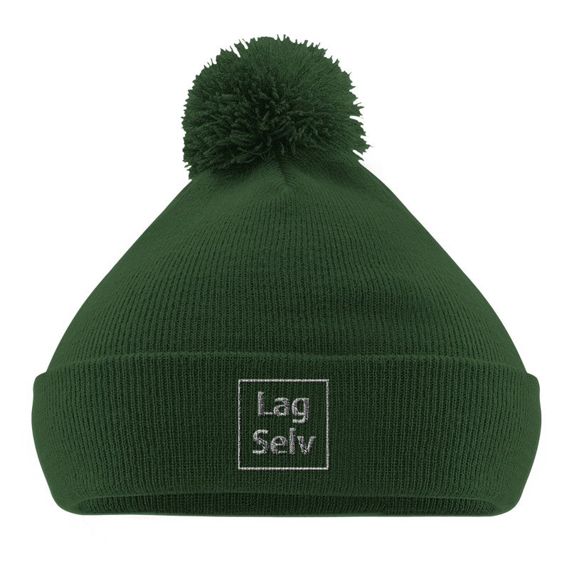 Custom Pom Pom Beanie | Design Your Own with Embroidery
