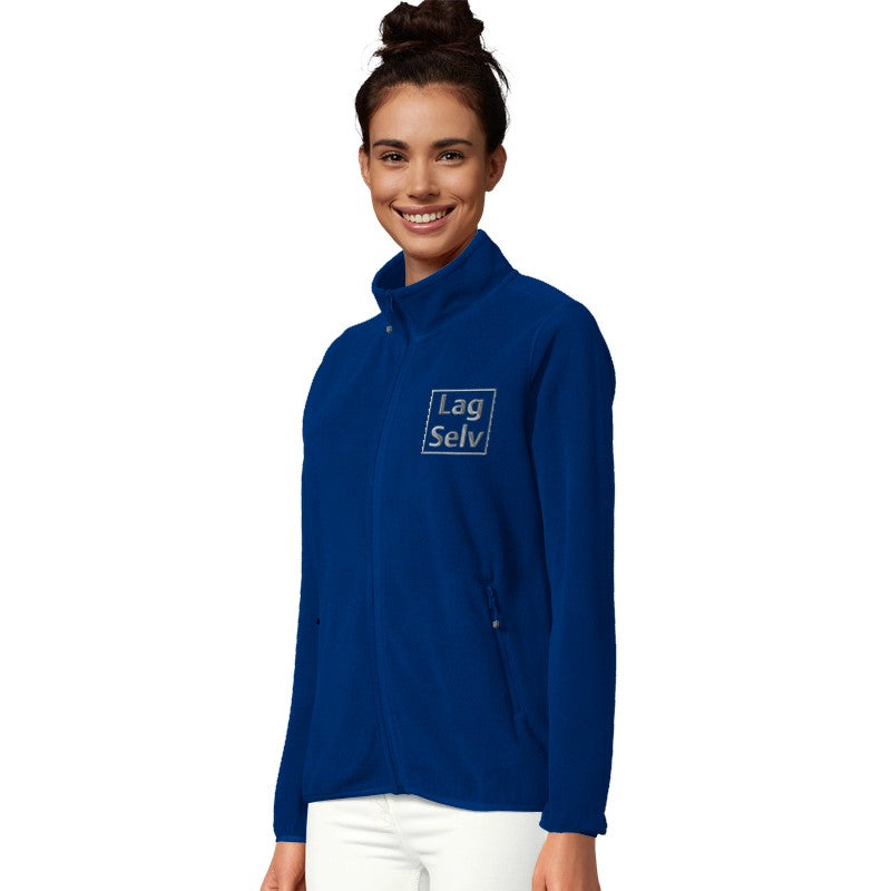Custom Women's Microfleece Zip Jacket with Embroidery | Design Your Own with Your Logo