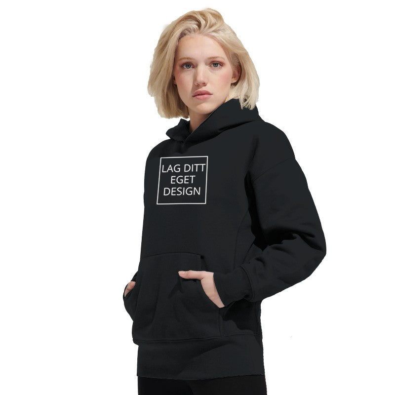 Personlig Oversized Hettegenser med Eget Trykk | Unisex