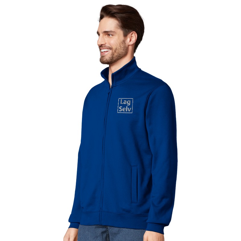Custom Embroidered Full-Zip Sweatshirt | Design Your Own Unisex Sweatshirt with Logo
