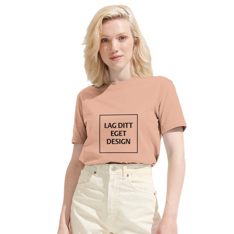 Design Your Own Organic Unisex T-Shirt | Custom Print T-Shirt