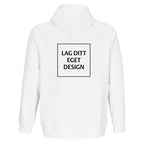 Organisk Hettejakke med Eget Trykk | Unisex Glidelåshettegenser