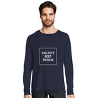 Design Your Own Organic Long Sleeve T-Shirt | Custom Print