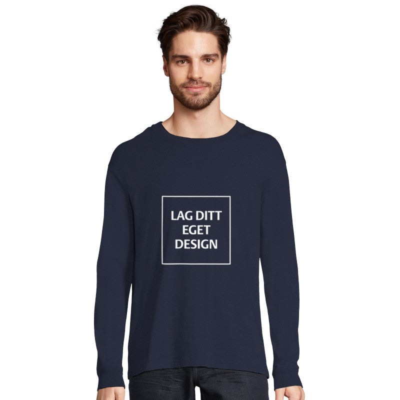 Design Your Own Organic Long Sleeve T-Shirt | Custom Print