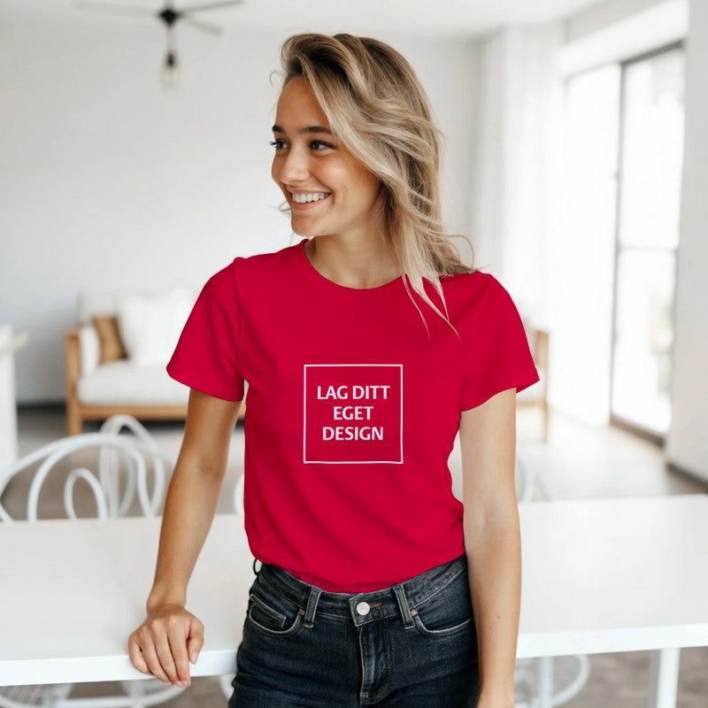Classic Women's Crewneck T-shirt | Design Your Own Custom Print