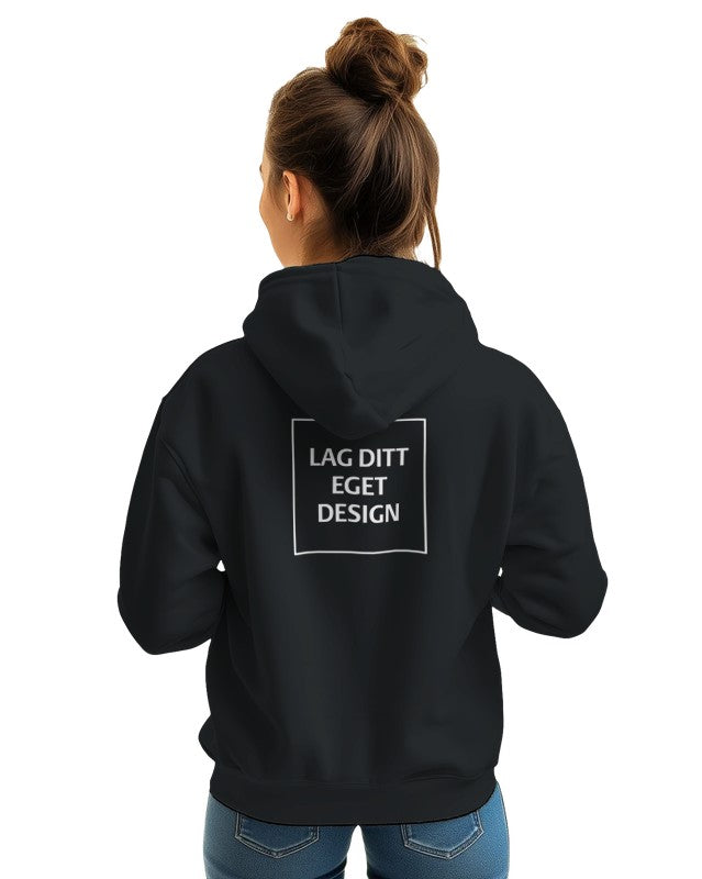 Hettejakke med eget trykk | Design din personlige zip hoodie | Custom Hoodie Norge