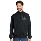 Custom Embroidered Full-Zip Sweatshirt | Design Your Own Unisex Sweatshirt with Logo