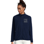 Custom Women's Microfleece Zip Jacket with Embroidery | Design Your Own with Your Logo