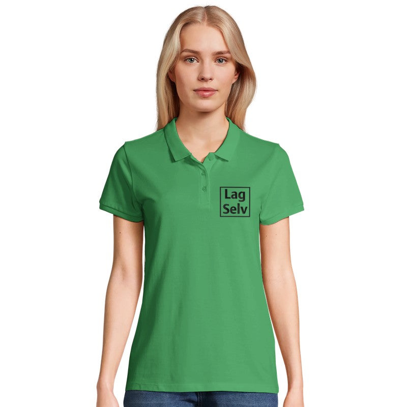Design Your Own Organic Women's Polo Shirt | Custom Embroidery
