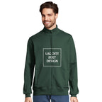 Custom Full-Zip Sweatshirt with Print | Design Your Own Personalized Zip-Up