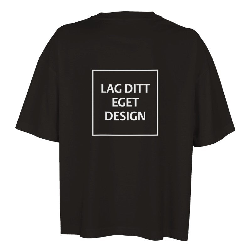 Organisk Oversized T-skjorte for Kvinner | Design Din Egen T-skjorte med Trykk