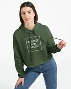 Women's Cropped Hoodie | Create Your Unique Style with Custom Print