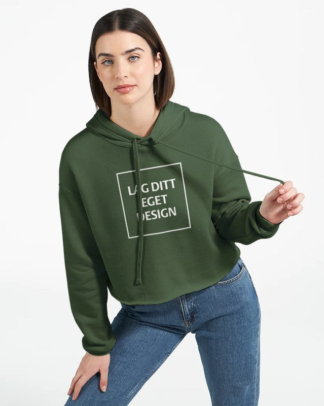 Women's Cropped Hoodie | Create Your Unique Style with Custom Print