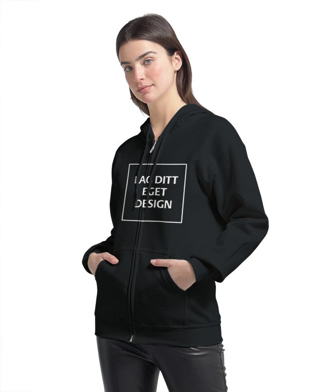 Personlig Hettejakke med Glidelås | Lag Din Egen Zip Hoodie med Eget Trykk