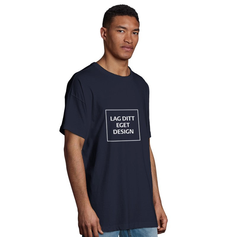 Organic Oversized Men's T-shirt | Design Your Own Custom Print Tee