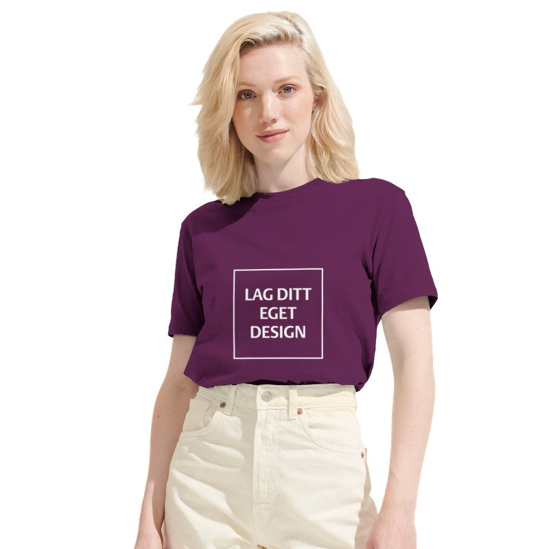 Design Your Own Organic Unisex T-Shirt | Custom Print T-Shirt