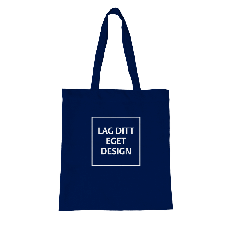 Custom Organic Long Handles Tote Bag | Design Your Own