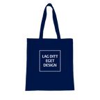 Custom Organic Long Handles Tote Bag | Design Your Own