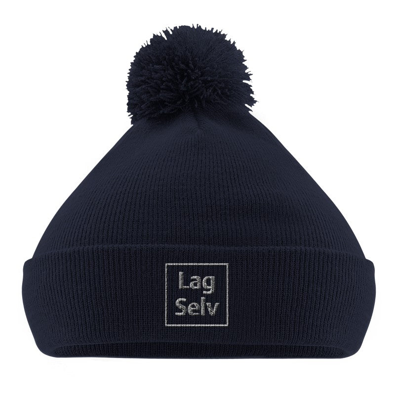 Custom Pom Pom Beanie | Design Your Own with Embroidery