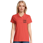 Design Your Own Organic Women's Polo Shirt | Custom Embroidery