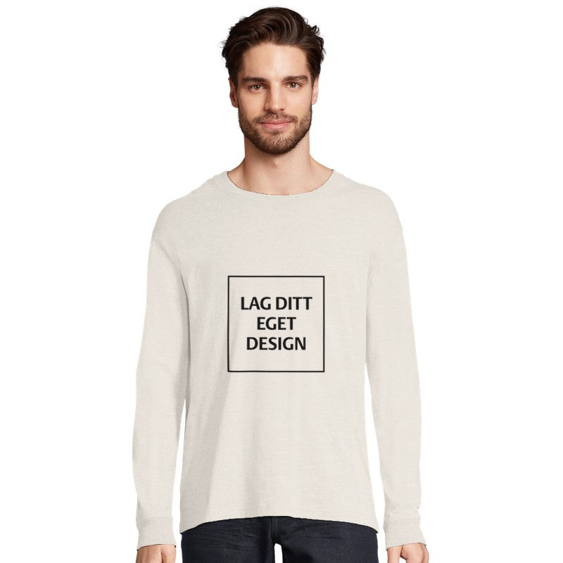 Design Your Own Organic Long Sleeve T-Shirt | Custom Print