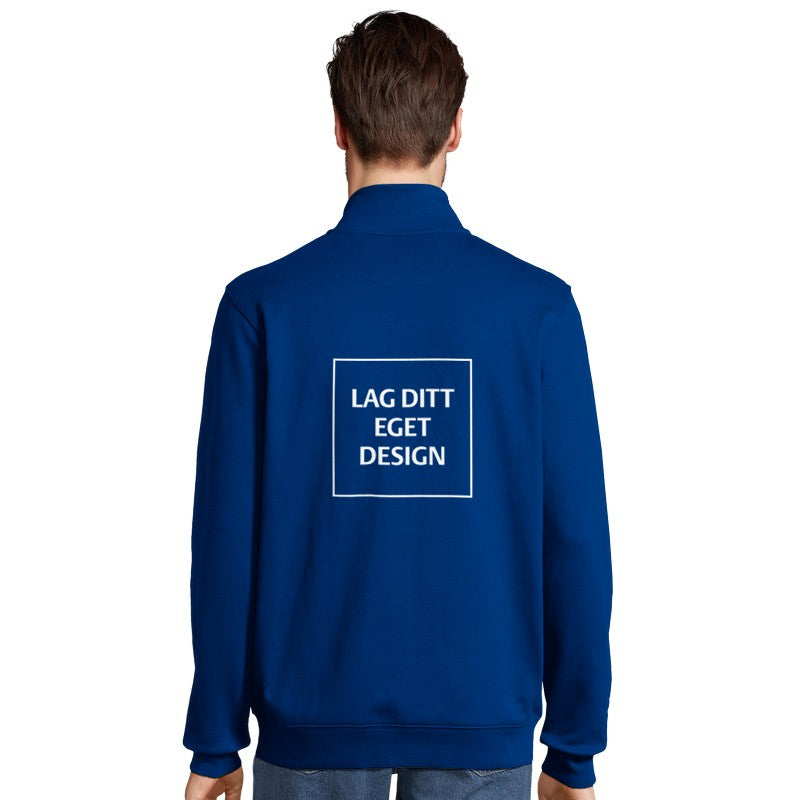 Custom Full-Zip Sweatshirt with Print | Design Your Own Personalized Zip-Up