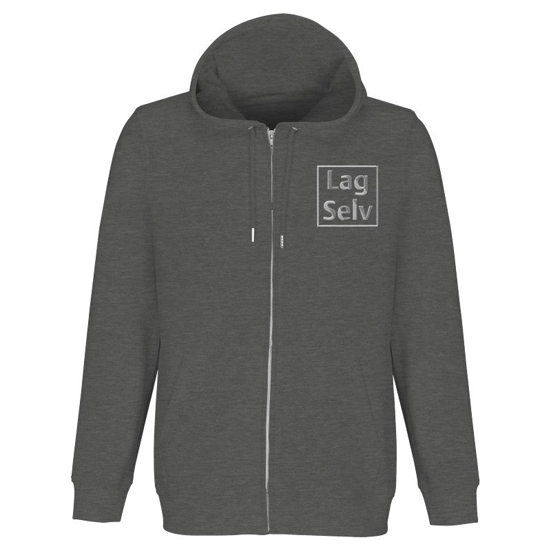Organisk Unisex Glidelåshettegenser | Personlig Broderi