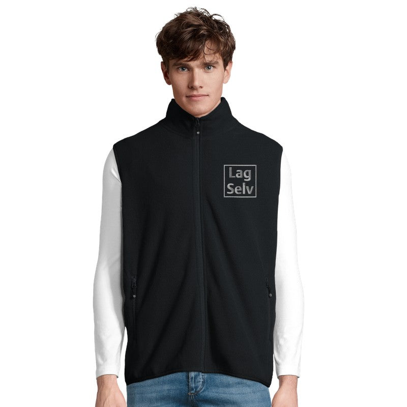 Unisex Microfleece Zip Vest | Custom Design with Embroidery