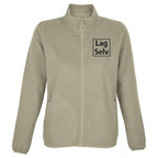 Custom Women's Microfleece Zip Jacket with Embroidery | Design Your Own with Your Logo