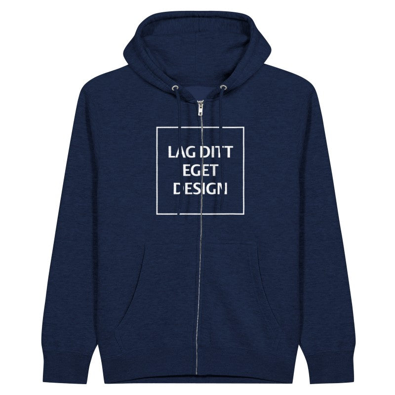 Hettejakke med eget trykk | Design din personlige zip hoodie | Custom Hoodie Norge