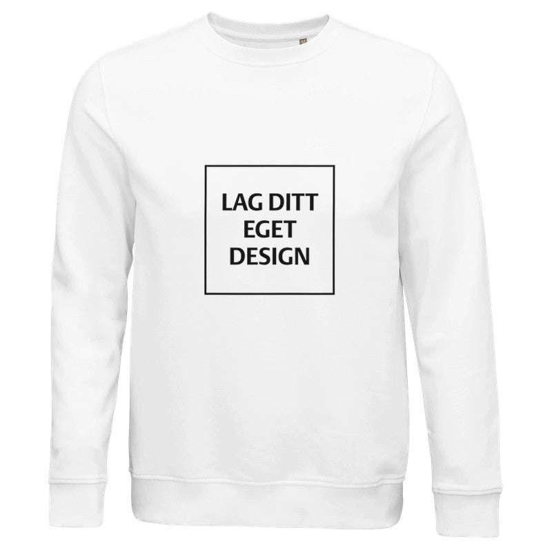 Organic Unisex Custom Crewneck Sweatshirt | Design Your Own