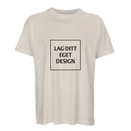 Organic Oversized Men's T-shirt | Design Your Own Custom Print Tee