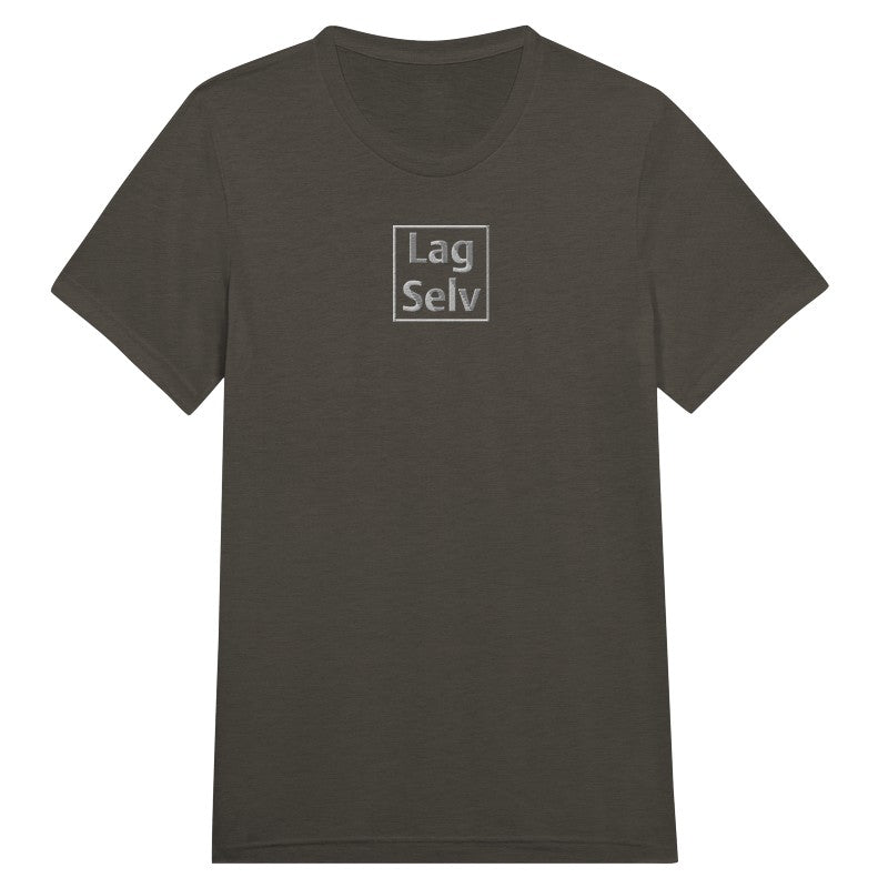 Design Your Own Triblend Unisex Crewneck T-shirt with Custom Embroidery