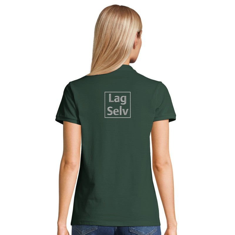 Design Your Own Organic Women's Polo Shirt | Custom Embroidery