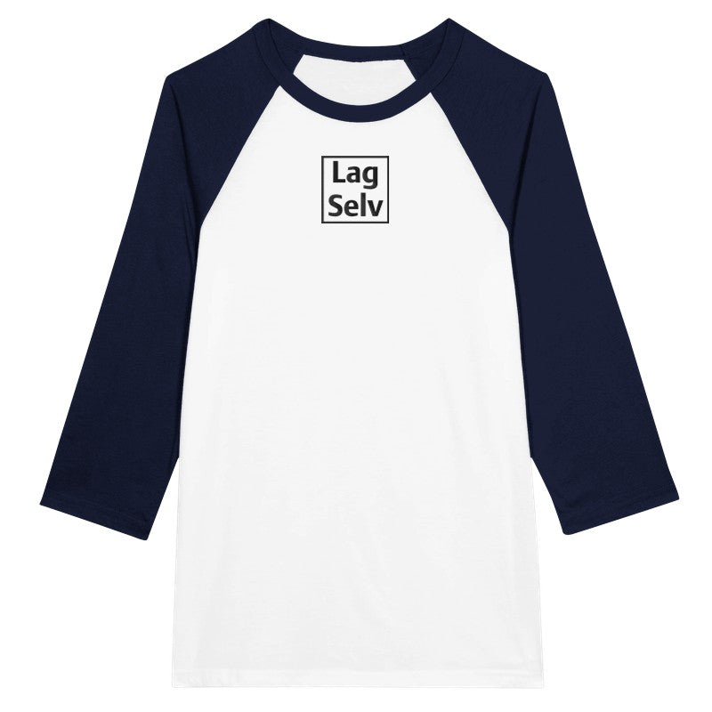 Lag din egen Unisex Raglan T-skjorte med 3/4 ermer | Med Eget Broderi